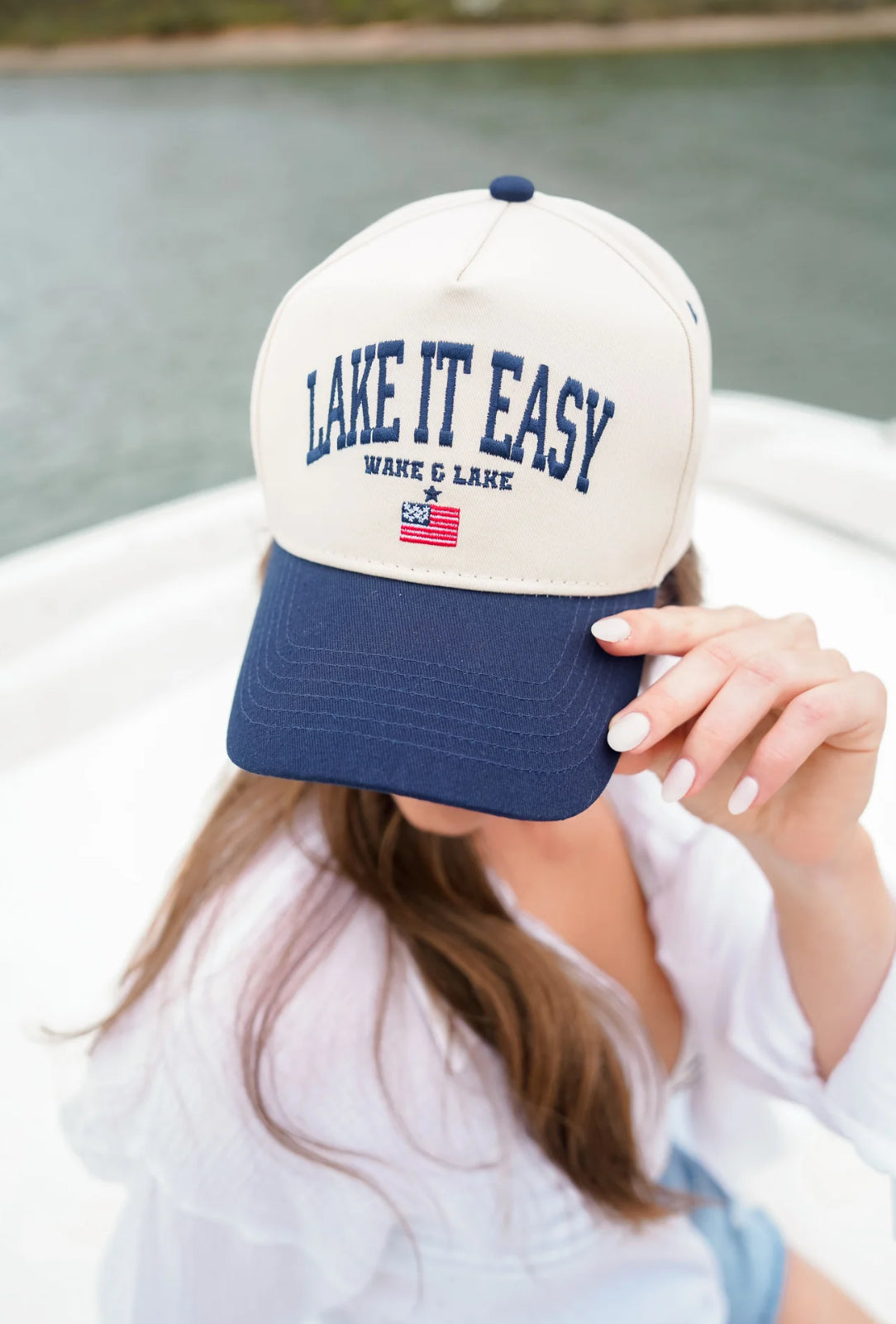 Lake it easy- Vintage Trucker hat