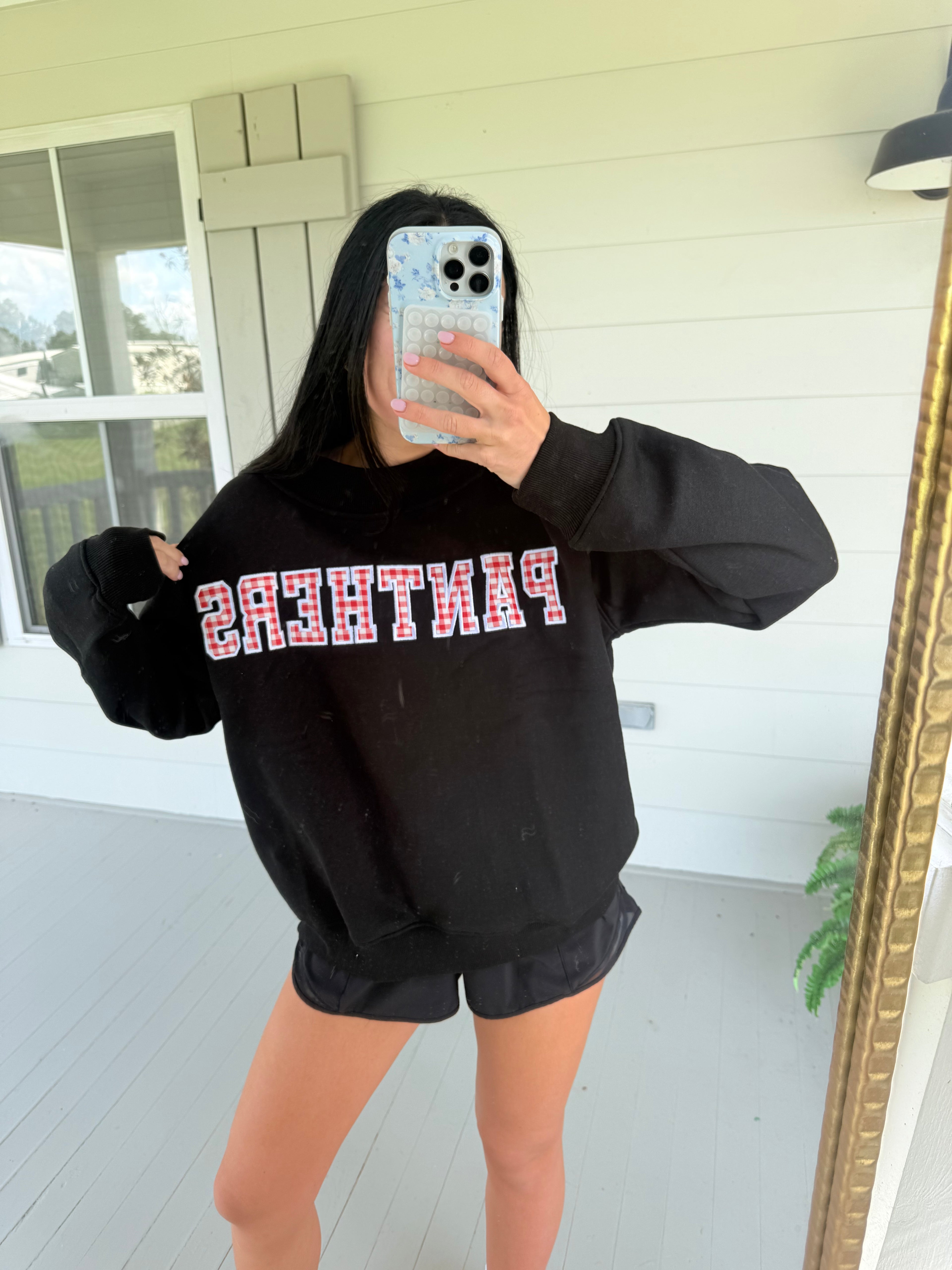 SALE- PANTHERS MOCKNECK