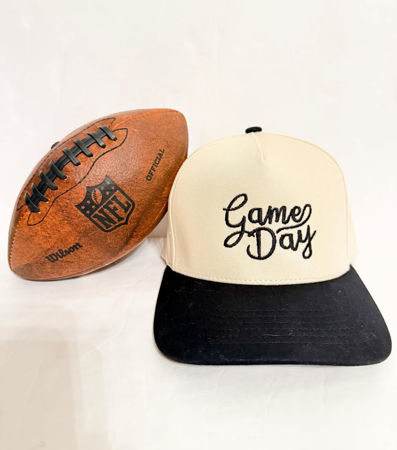 Cursive GameDay- Vintage Trucker Hat