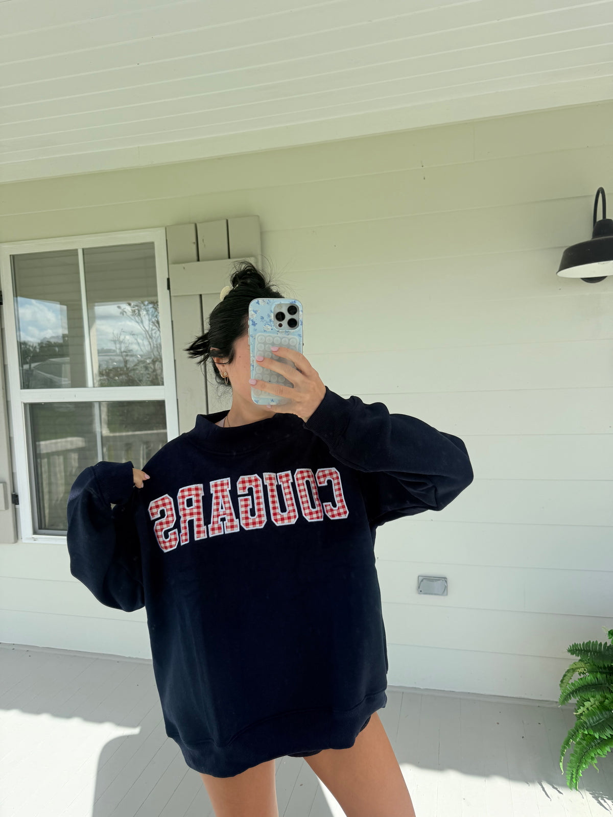 SALE-COUGARS MOCKNECK
