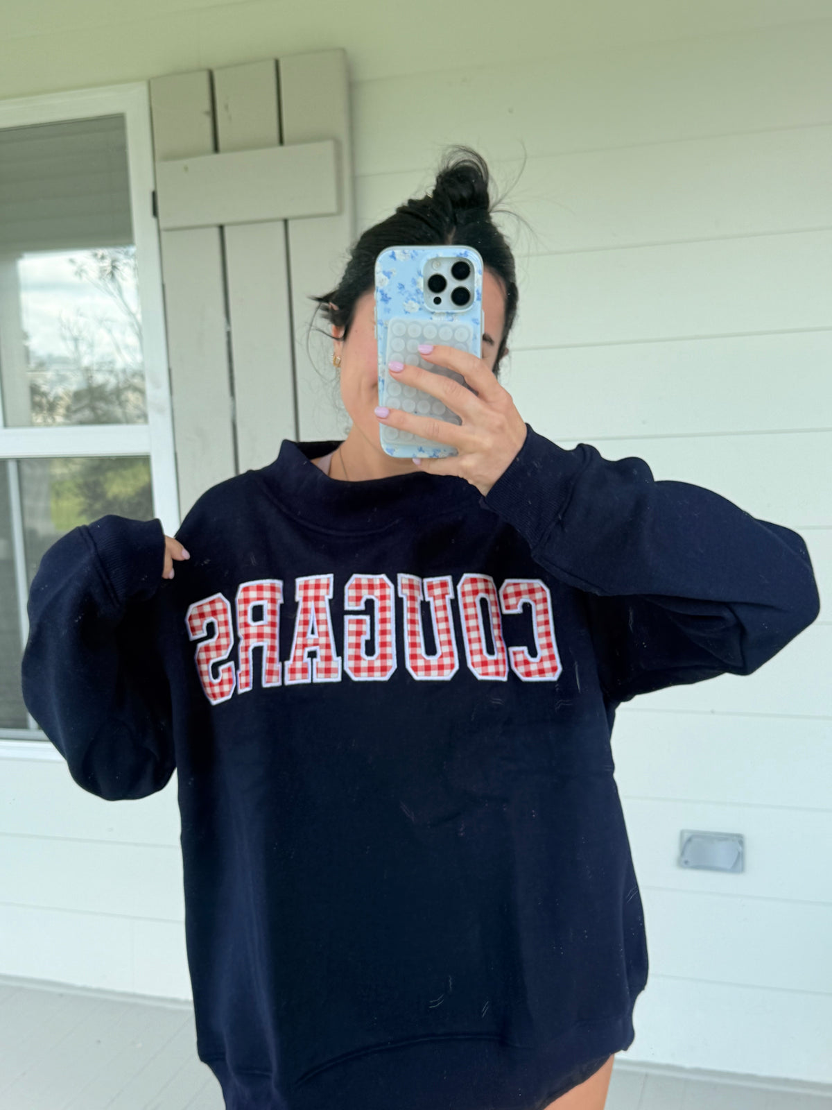 SALE-COUGARS MOCKNECK