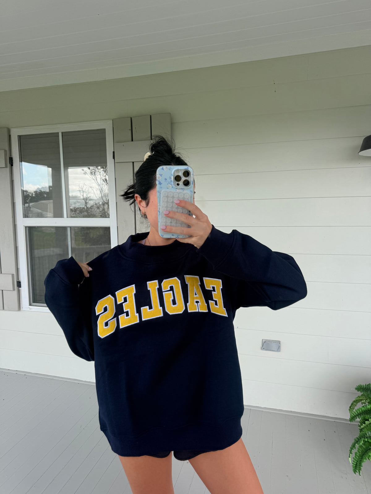 SALE-EAGLES MOCKNECK
