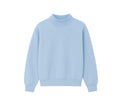 Blue Blank Mockneck