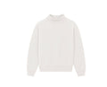 White Blank Mockneck