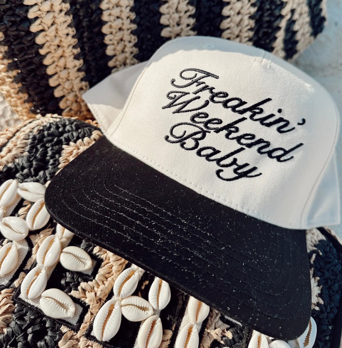 Freakin' Weekend Baby- Vintage Trucker Hat