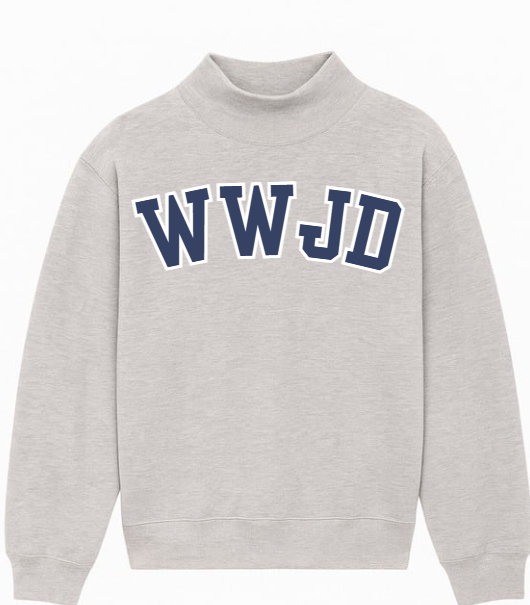 WWJD MOCKNECK